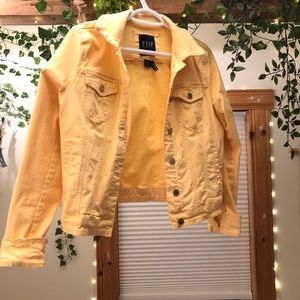 Yellow Jean jacket